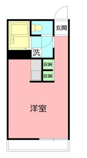 ヴィラ萩山Bの間取り画像