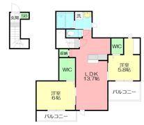 オルテンシアの間取り画像