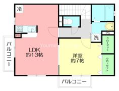 アムール パスティックの間取り画像