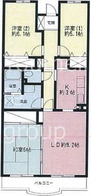 サントルセーヌ大和の間取り画像