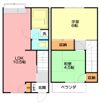 シーサイド川瀬Bの間取り画像