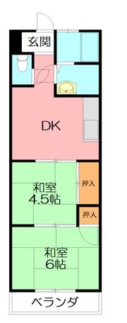 ハウスジュンの間取り画像