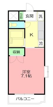 メゾン榎木町の間取り画像