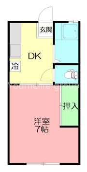 オレンジハイツIIの間取り画像