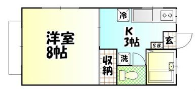 今井ハイツEの間取り画像