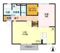 セジュール河原口の間取り画像