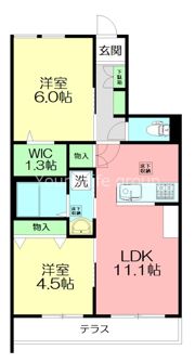 Clair 湘南 Westの間取り画像