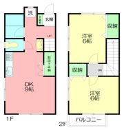 スカイハイムの間取り画像