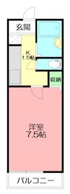 林山ハイツの間取り画像