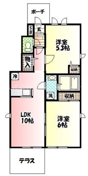 ローズヒルKの間取り画像
