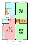 ウインディア松が岡の間取り画像