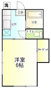 コーポヤマシタの間取り画像