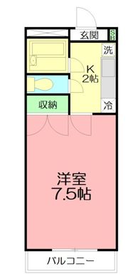 荒川マンションの間取り画像