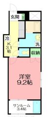 クレールカーサの間取り画像