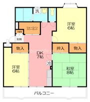 エスポワールいずみの間取り画像