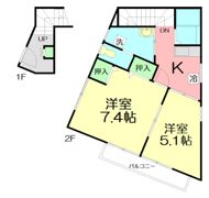 平井アパートの間取り画像