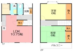 第6テラスハウスの間取り画像