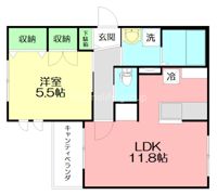 茅ヶ崎ベースの間取り画像
