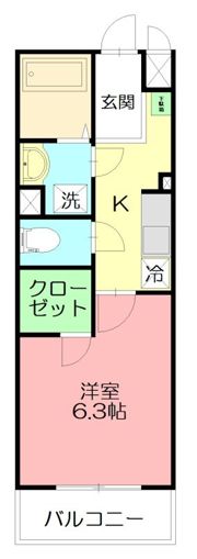 カレッジヒルズDの間取り画像