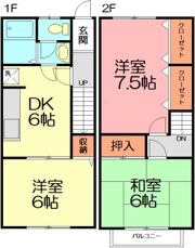 フレグランスEの間取り画像