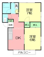 サニーコートの間取り画像