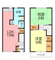 メゾンロープ飯田岡の間取り画像