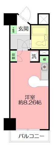 ペルソナージュ横浜の間取り画像