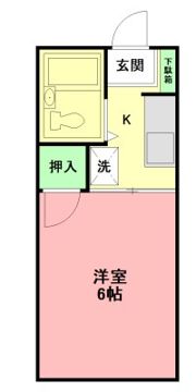 相沢ハイツの間取り画像