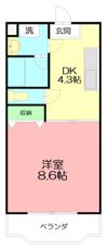 ルシエル48の間取り画像