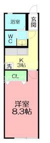 プルメリア湘南の間取り画像