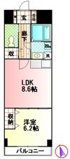 ランドパークスヤマの間取り画像
