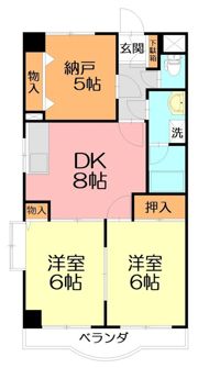 ドルチェ芦屋の間取り画像