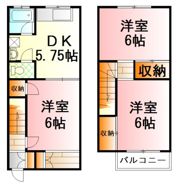 メゾンヴィルフェールの間取り画像