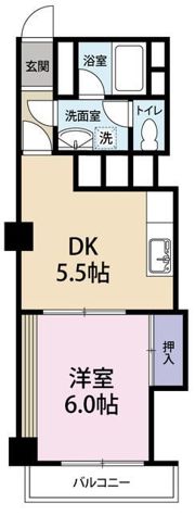 サンハイツ小田原の間取り画像