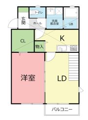 Aube鎌倉の間取り画像