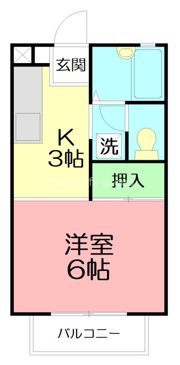 メゾンOKUTSU Bの間取り画像