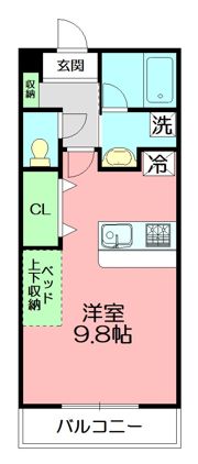 長塚ハイツの間取り画像