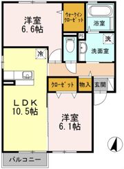 ショコラコートIIの間取り画像