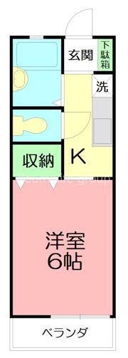 サンコーポタカの間取り画像