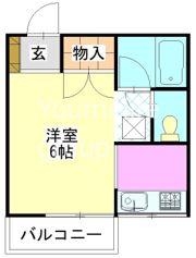 TKハイムの間取り画像