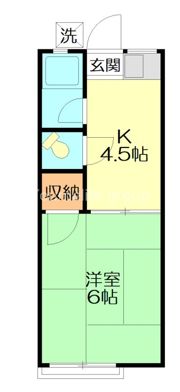 メゾン石田の間取り画像