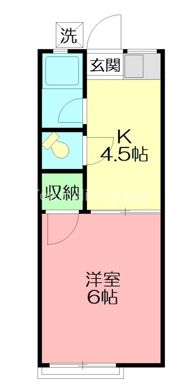 メゾン石田の間取り画像