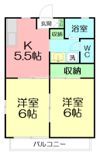 ハイツディアスの間取り画像