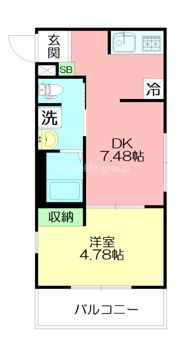 monte・interno（モンテインテルノ）の間取り画像