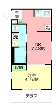 monte・interno（モンテインテルノ）の間取り画像