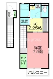 ボンヌールアビタシオンの間取り画像