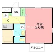 アムール シュシュIIの間取り画像