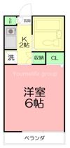 コーポラスKの間取り画像