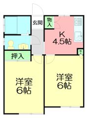 ベルヴィルIIの間取り画像