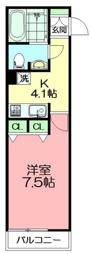 ウエストコート由比ガ浜の間取り画像